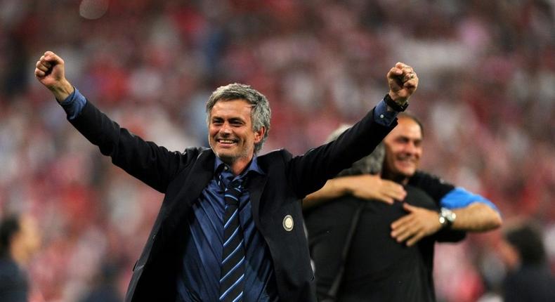 Jose Mourinho won the Champions League with Inter Milan in 2010 Creator: CHRISTOPHE SIMON