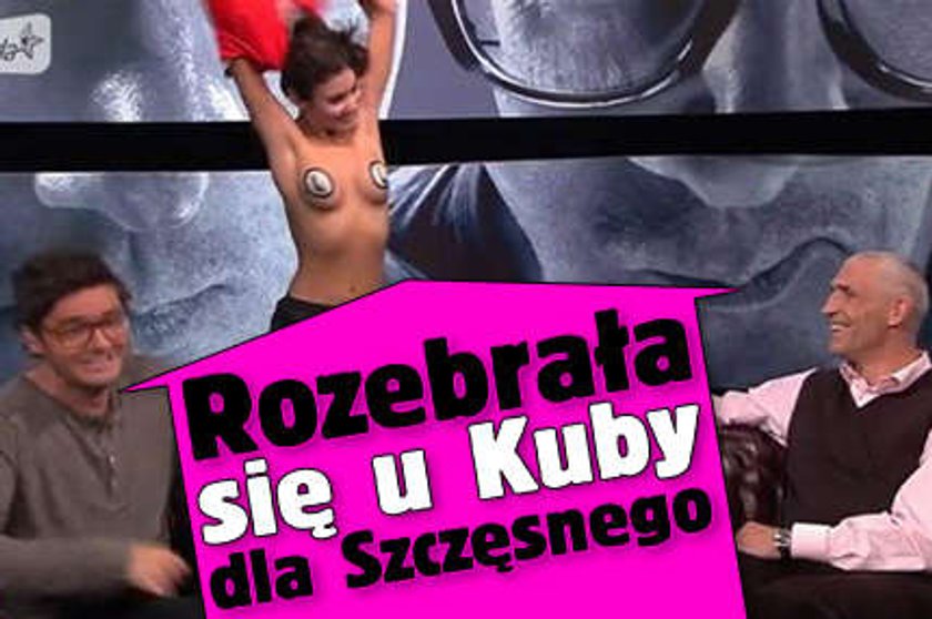 Rozebrała się u Kuby dla Szczęsnego