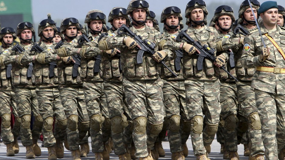 Żołnierze armii Azerbejdżanu
