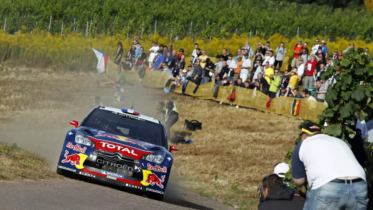 WRC Rajd Niemiec 2012: Loeb najszybszy na testowym