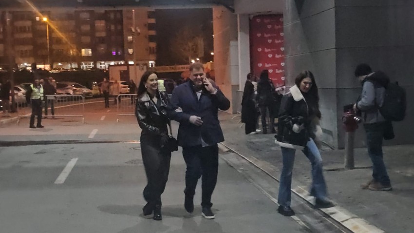 Aleksandra Gudelj sa suprugom