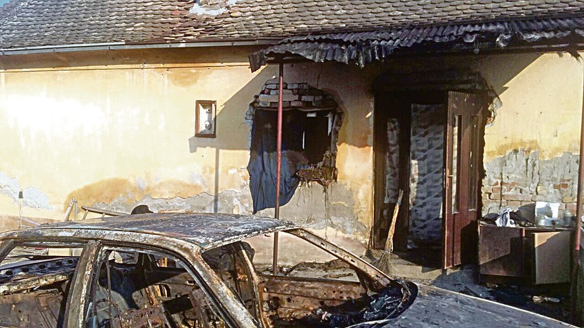 Suprug joj je optužen zbog sumnje da joj je pretio i izazvao požar u dvorištu njene kuće