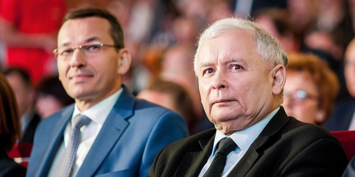 Mateusz Morawiecki i Jarosław Kaczyński