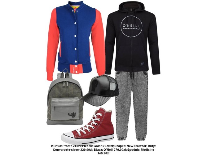 STYLIZACJE z kurtką bejsbolówką