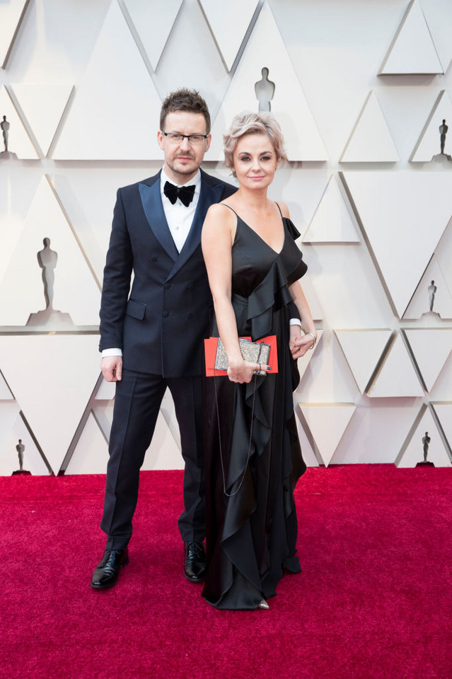 Oscary 2019: Łukasz Żal z żoną
