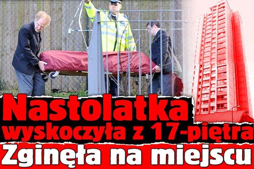 Nastolatka wyskoczyła z 17-piętra. Zginęła na miejscu