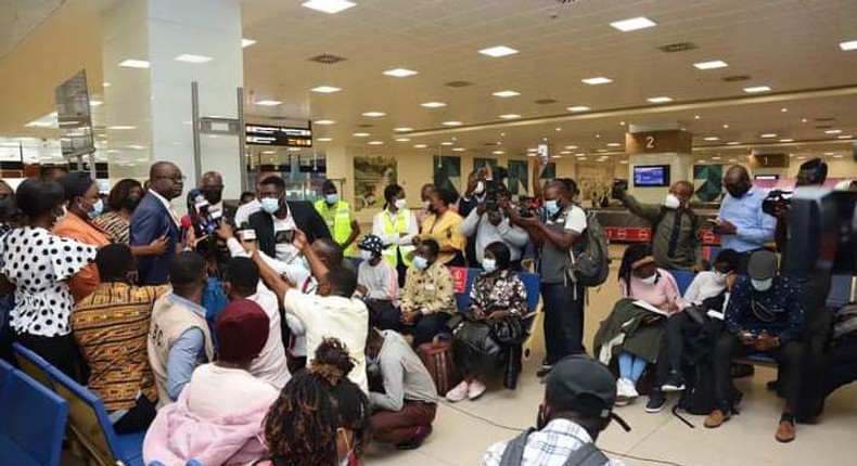 Ghanaian students in Ukraine evacuated