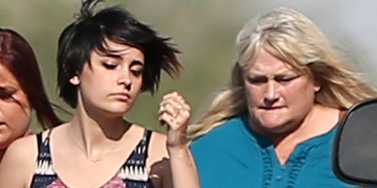 Paris Jackson z matką, Debbie Rowe