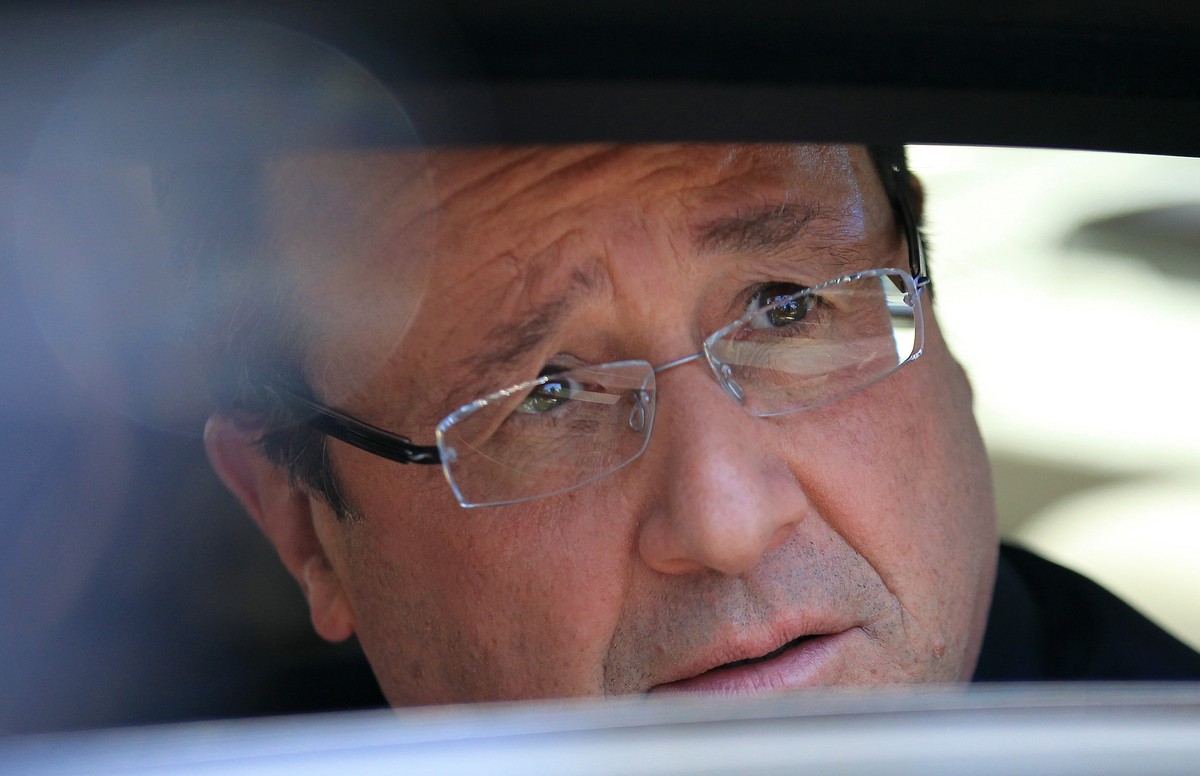 Prezydent Francji Francois Hollande w Afryce