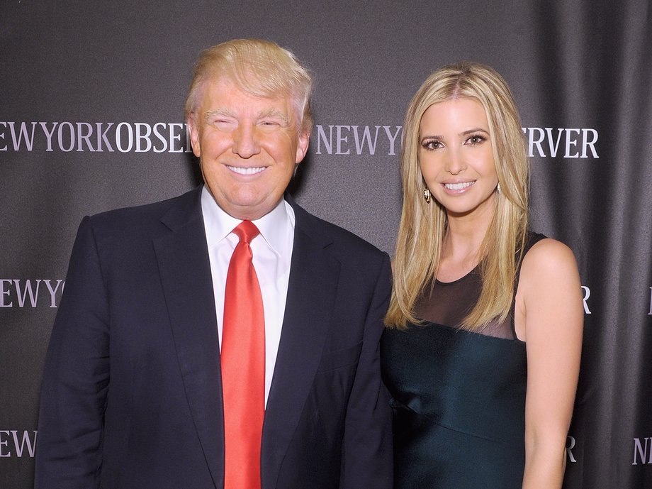 Donald Trump and Ivanka.