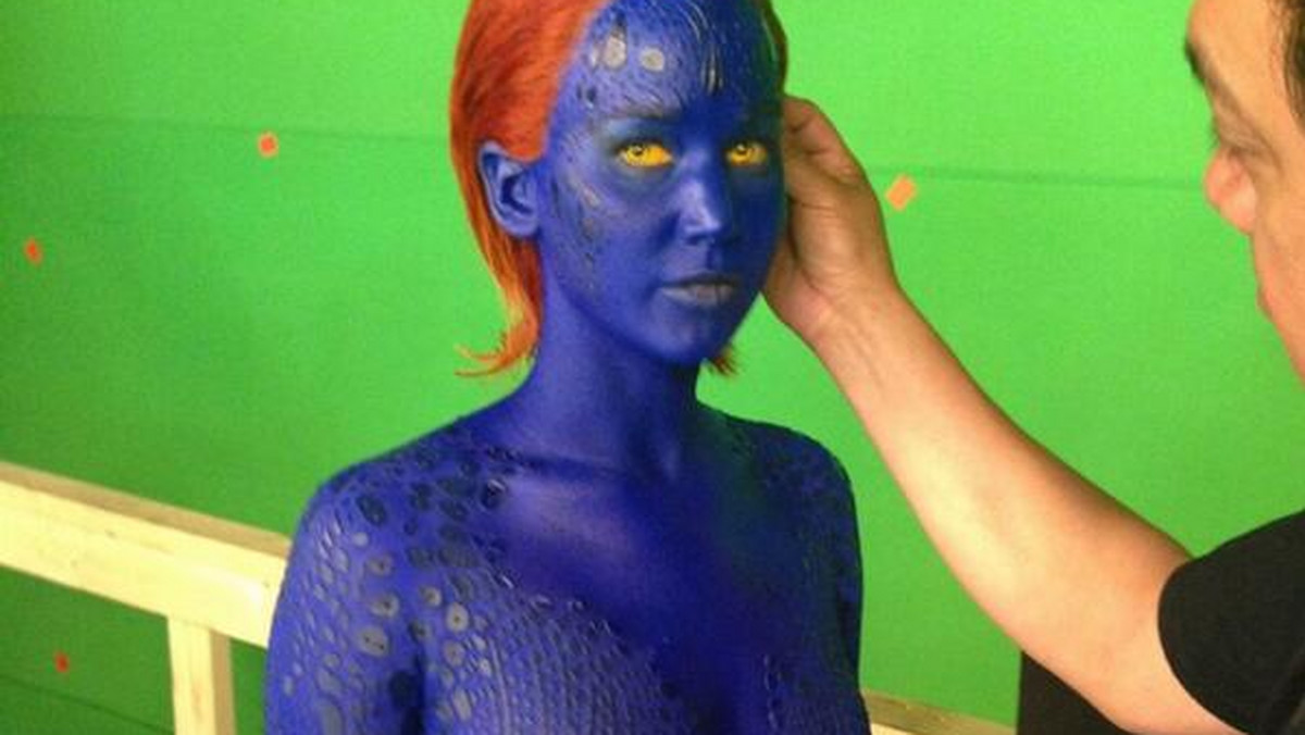 Reżyser Bryan Singer ujawnił pierwsze zdjęcie z planu superprodukcji "X Men: Days of Future Past" przedstawiające Jennifer Lawrence.