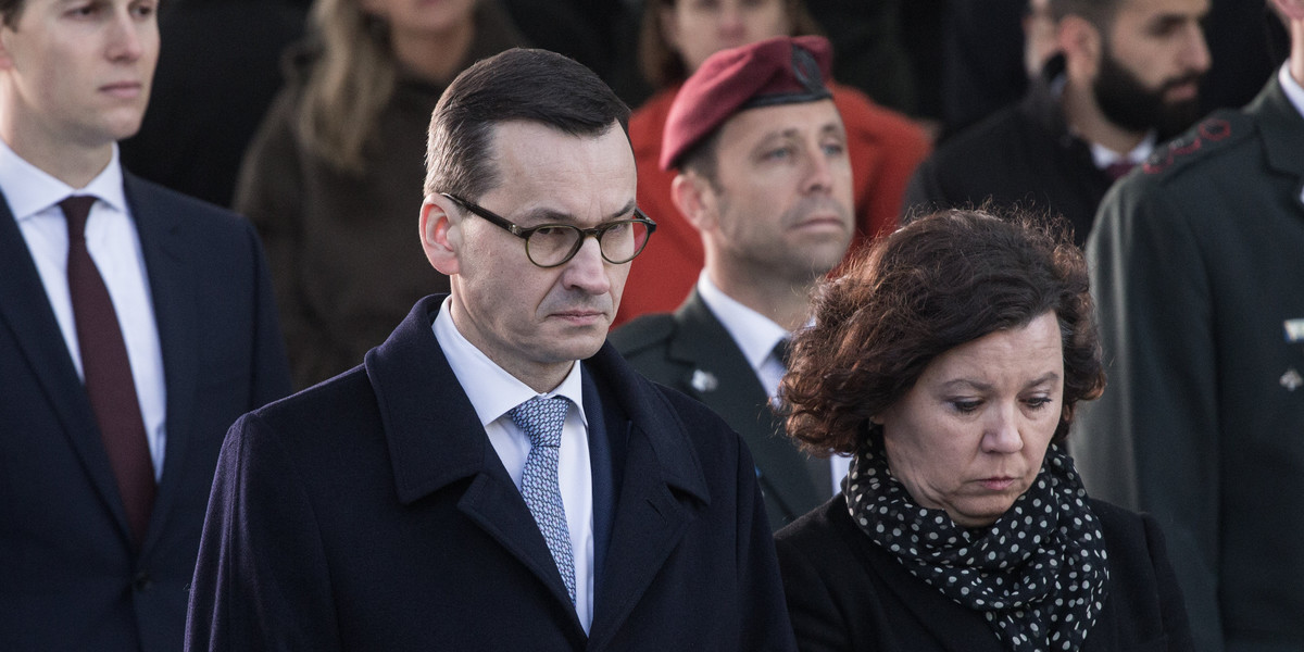 Premier Mateusz Morawiecki i jego żona Iwona Morawiecka w lutym 2019 r.