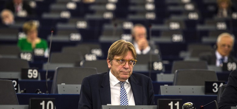 Guy Verhofstadt, lider liberałow w Europarlamencie, powiązany z firmą z Paradise Papers