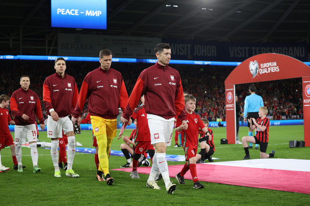 Zawodnicy piłkarskiej reprezentacji Polski przed finałem baraży z drużyną Walii o awans do piłkarskich mistrzostw Europy 2024