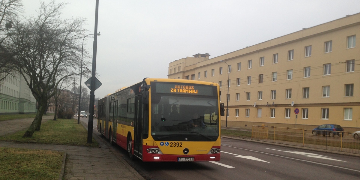 Awaria sieci tramwajowej w Łodzi