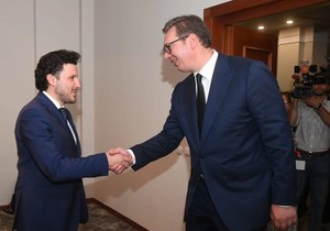 Aleksandar Vučić i Dritan Abazović