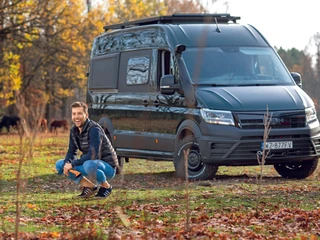 Tomasz Basiński dobrze poznał smak caravaningu. Dziś często produkuje kampery dla osób podobnych do siebie.