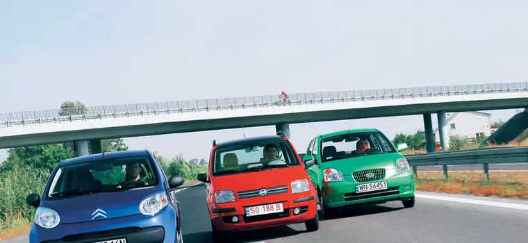 Citroen C1 kontra Fiat Panda i Kia Picanto: małe, tanie, ale czy dobre?