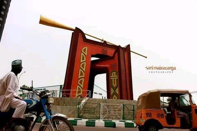 Roundabout built by Ganduje [Twitter]