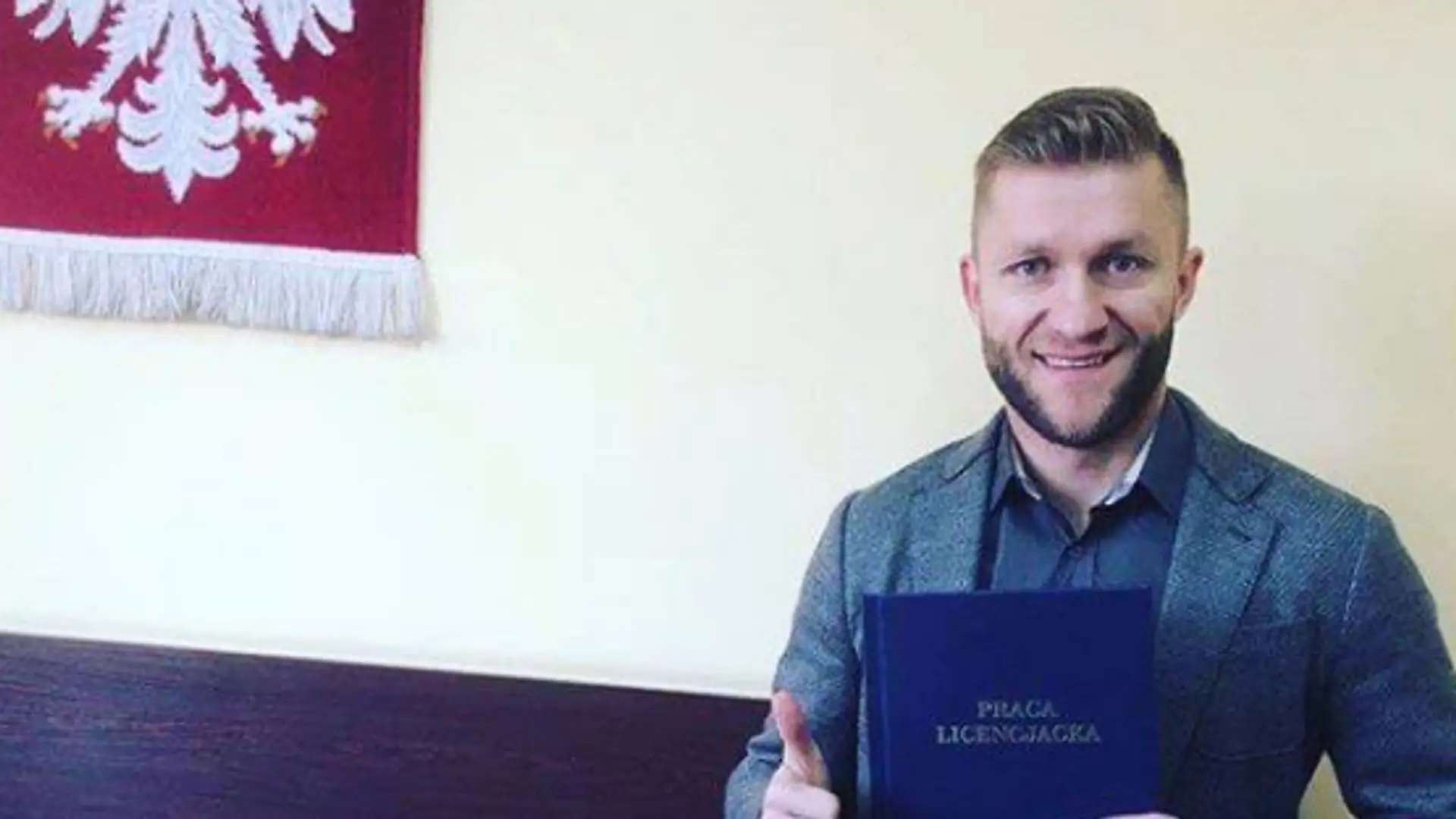 Kuba Błaszczykowski obronił pracę licencjacką