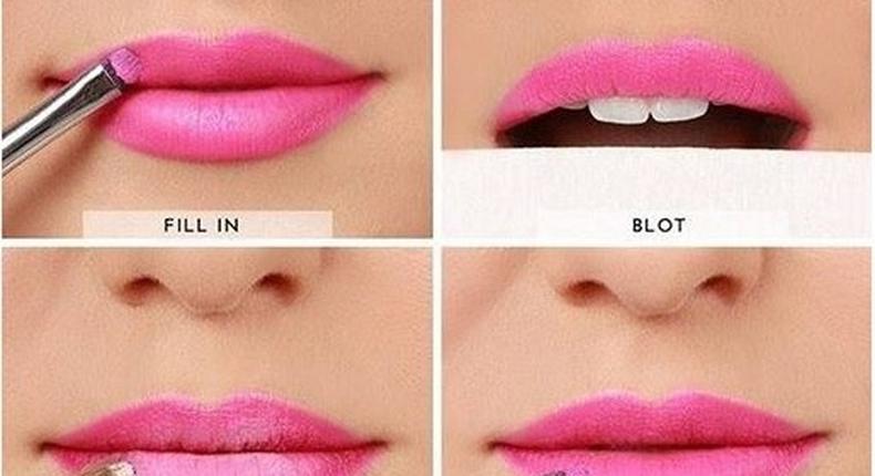 Long lasting lipstick guide