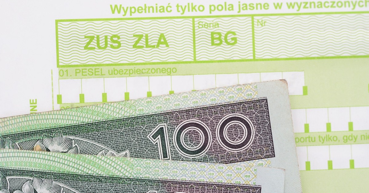 L4 w 2026 roku: nowe stawki za 1 dzień choroby. Tyle zapłaci ZUS po podwyżce płacy minimalnej