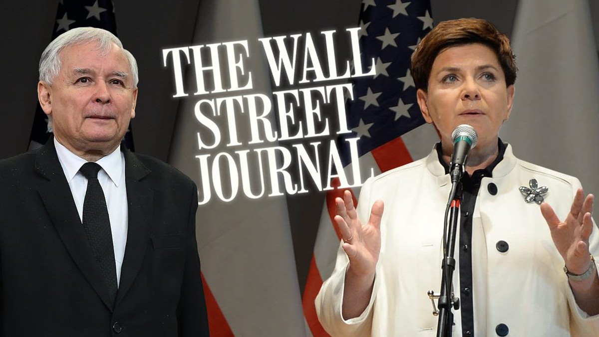 Beata Szydło Jarosław Kaczyński wall street jorunal 