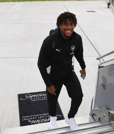 Alex Iwobi is in control of music at the Arsenal dressing room (Getty Images)