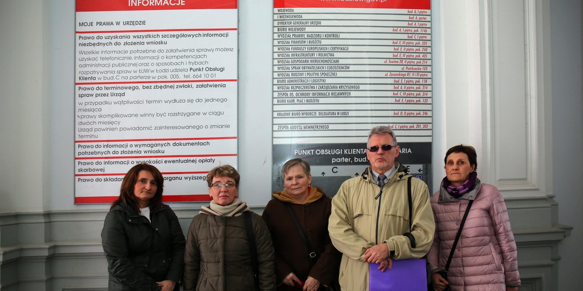 Przedstawiciele mieszkańców lokali komunalnych na spotkaniu z wojewodą łódzkim 