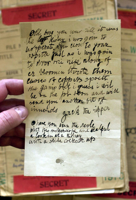 List z 29 października 1888 r. napisany przez osobę podającą się za Kubę Rozpruwacza, wysłany do doktora Thomasa Openshawa z London Hospital Whitechapel
