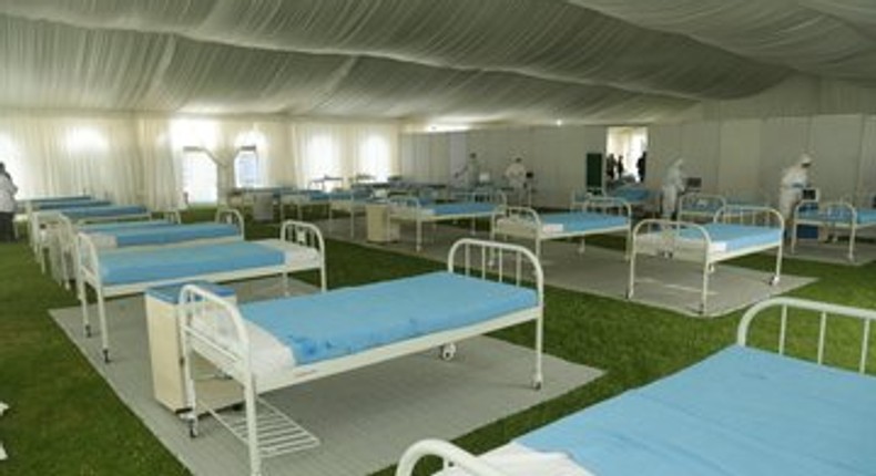 Stadium converted to Covid-19 hospital