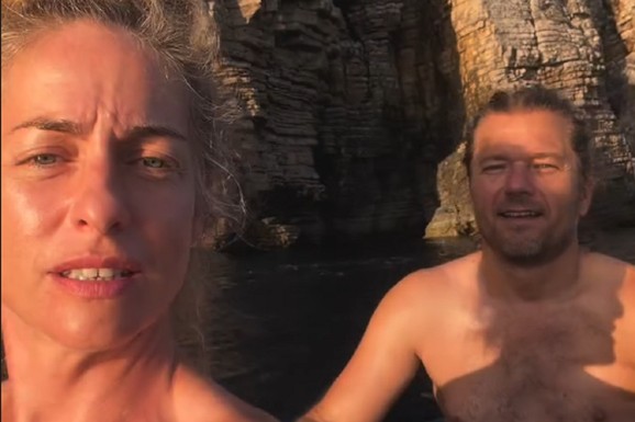 NAŠA GLUMICA SE OPUŠTA NA TANDEM KAJAKU Uživa u muškom društvu, a na licu NI TRNUKA ŠMINKE: Preplanula snima kuda idu, ovo je prava avantura (VIDEO)