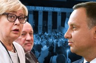 Sędziowie Małgorzata Gersdorf i Józef Iwulski kontra prezydent Andrzej Duda.