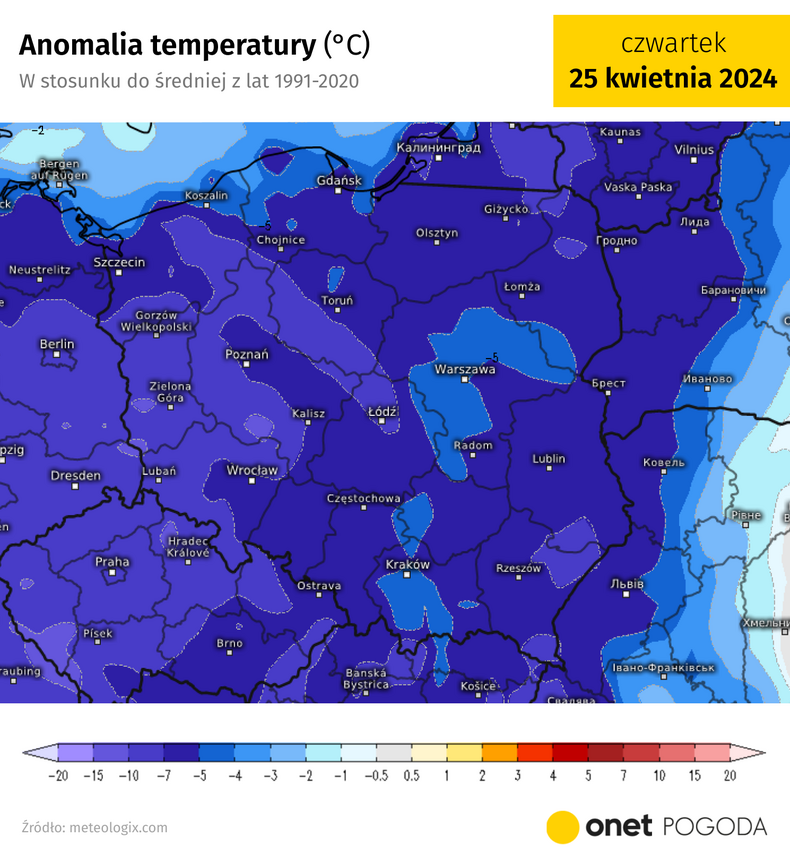 Bardzo zimne masy powietrza utrzymają się nad Polską