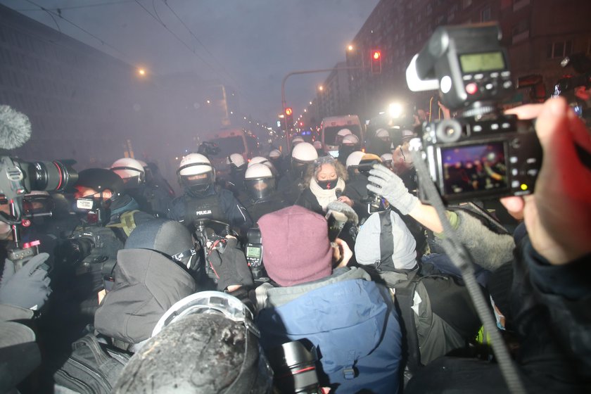 Protest kobiet w Warszawie