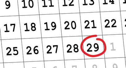 Dodatkowy dzień w roku przestępnym 2024. 29 luty zdarza się raz na cztery lata!