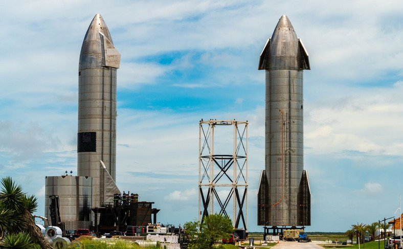 Boca Chica, Teksas, USA. Statki kosmiczne SpaceX