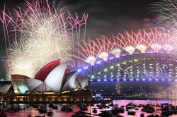 Australia już pożegnała 2023 rok. Gigantyczny pokaz sztucznych ogni