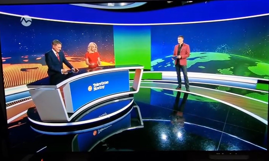 Na konci vysielania Televíznych novín došlo k nečakanej konverzácii.