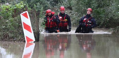 Powódź w Małopolsce. Kilkanaście osób ewakuowanych. Woda wdarła się do domów 