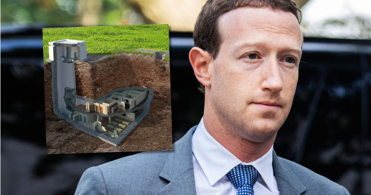 100 millones para un refugio subterráneo.  Zuckerberg construye una sede en Hawaii