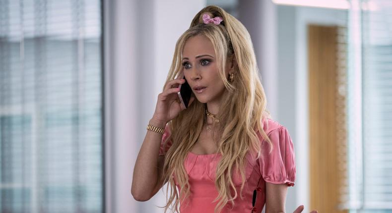Juno Temple as Keeley Jones is a model turned entrepreneur with a venture-backed public relations firm.Apple TV+