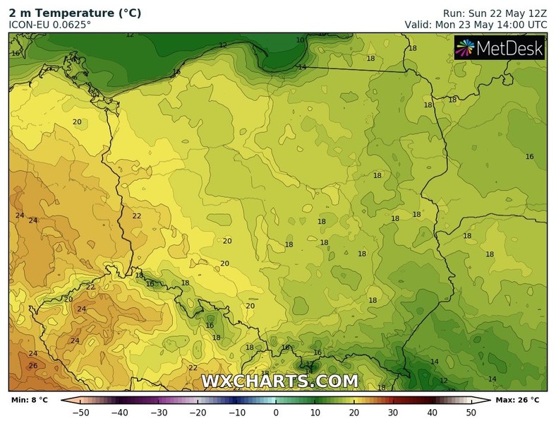 Temperatura nie będzie zbyt wysoka