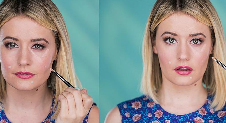 How to use a concealer