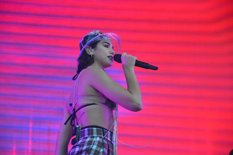 Dua Lipa podczas Orange Warsaw Festival. 1 czerwca 2018