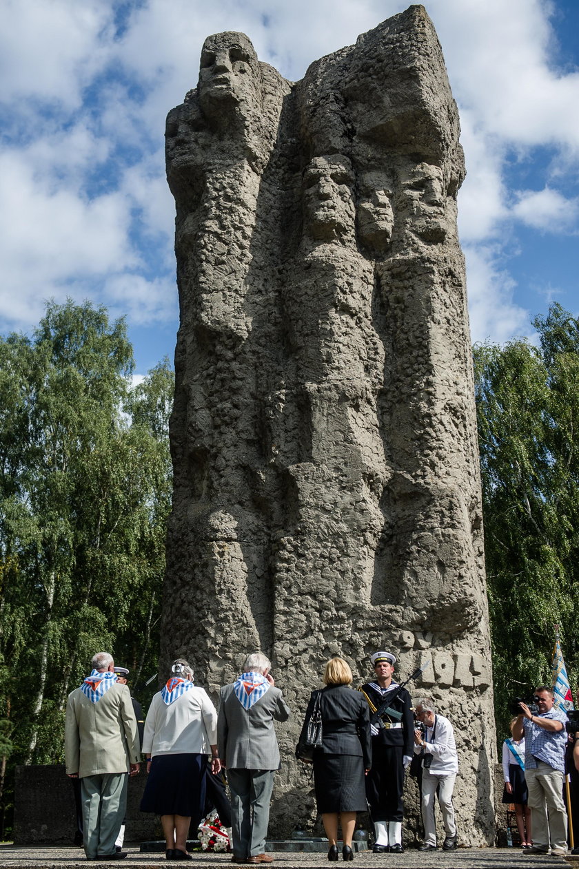 Uroczystość upamietniająca 77. rocznicę pierwszego transportu więźniów do KL Stutthof