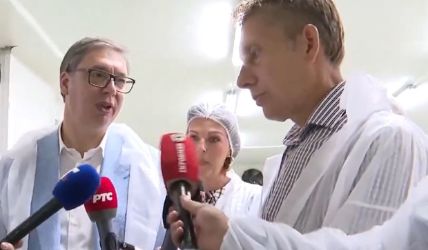 Vučič propitivao Martinovića o premijama za mleko