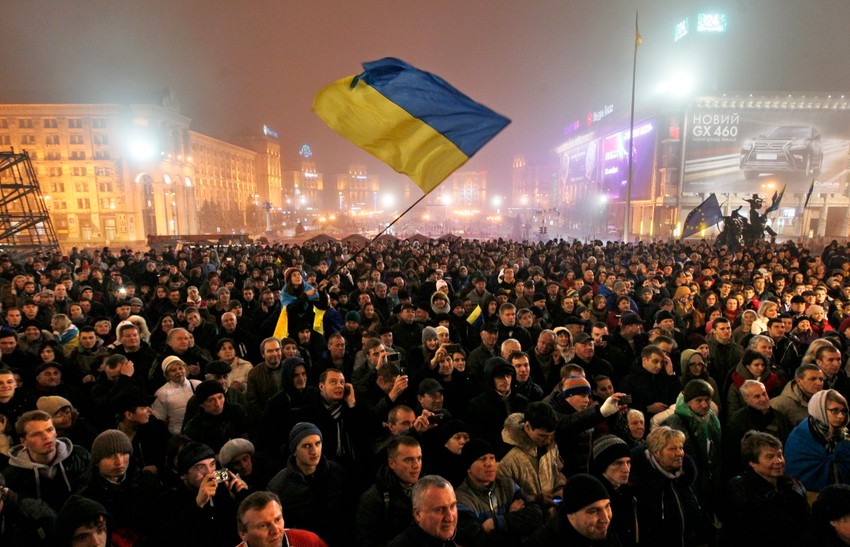Protest u Kijevu 2013, Majdan