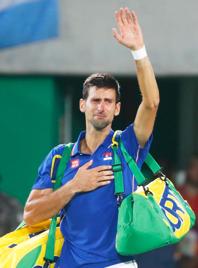 Novak Đoković nakon poraza od Huana Martina Del Potra u Riju
