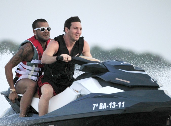 Dani Alves i Leo Messi